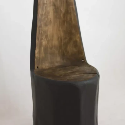 Krzesło z pnia dębu