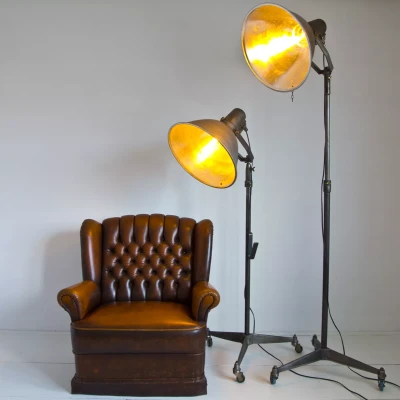 Stare lampy studyjne vintage