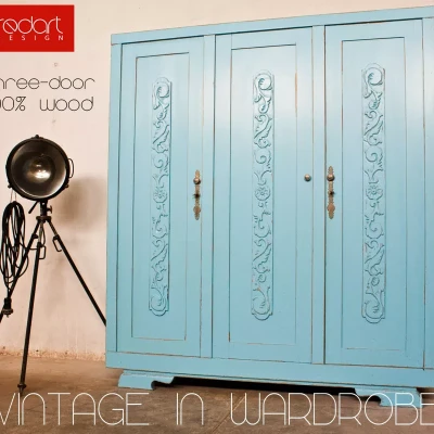 Szafa vintage trzydrzwiowa