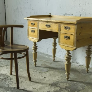 STARE DREWNIANE BIURKO - VINTAGE