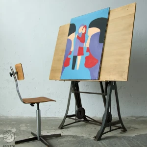 DESKA KREŚLARSKA - FRANZ WILHELM KUHLMANN - VINTAGE