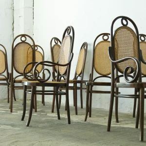 KRZESŁA GIĘTE - RATTANOWE - THONET NO.17