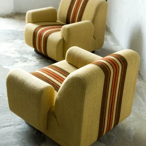 FOTELE MODUŁOWE VINTAGE - SOFA - LATA 70 - OELSA RABENAU