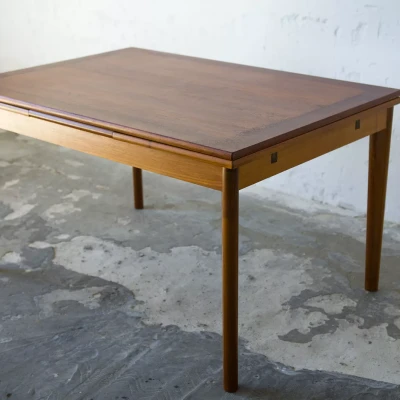 ROZKŁADANY STÓŁ TEKOWY - DANIA - LATA 60
