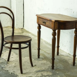 MAŁE BIURKO DĘBOWE - KONSOLA - STOLIK - VINTAGE
