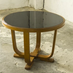 OKRĄGŁY STOLIK KAWOWY - ART DECO