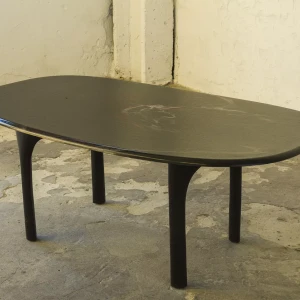 STOLIK KAWOWY Z KONGLOMERATU - LATA 70