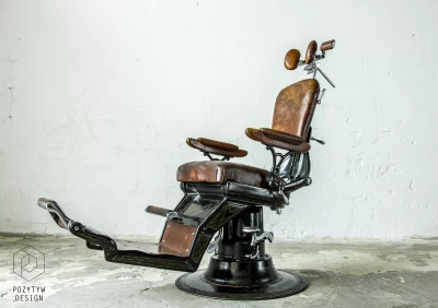 ZABYTKOWY FOTEL DENTYSTYCZNY OPTIMUS - CASH & SONS - VINTAGE - LATA 20
