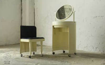 TOALETKA VINTAGE " SILVI " - STUDIO KASTILIA - WŁOCHY LATA 70.