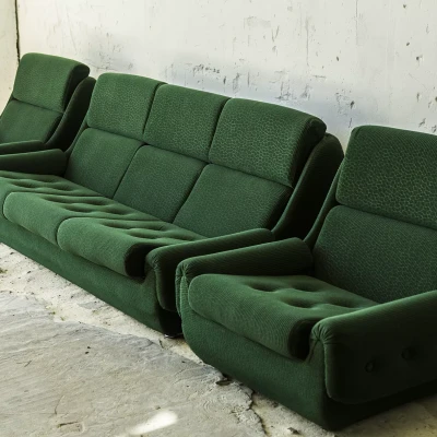 ZIELONY ZESTAW WYPOCZYNKOWY VINTAGE - JITONA - ATLANTIS